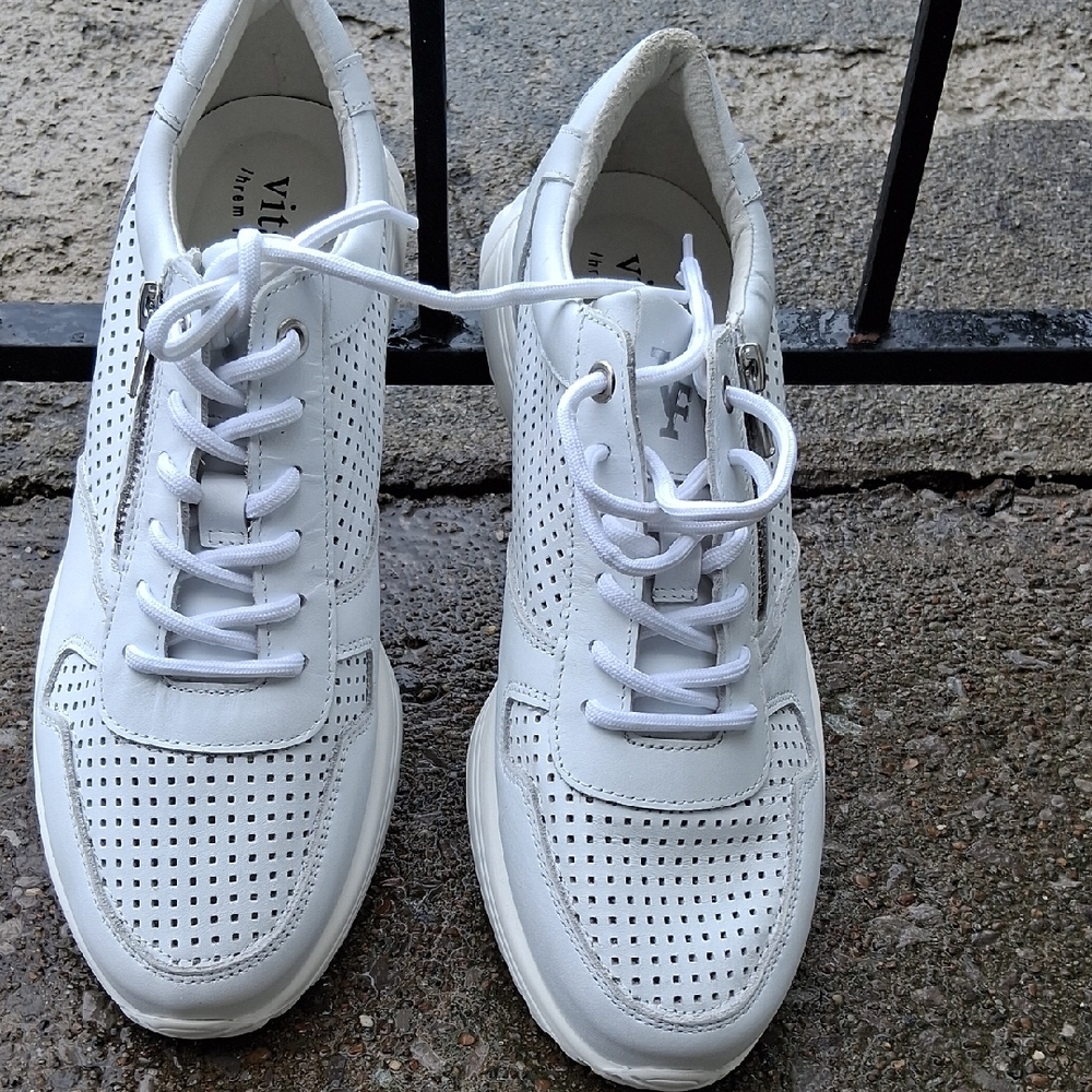Vitaform White Leather Sneakers
